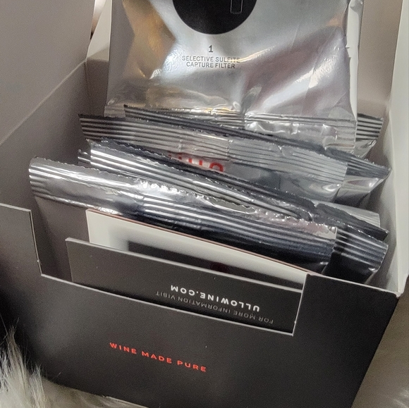 Bundle of 3Ullo Wine Purifier  Ullo Full Bottle Replacement Filter and Crate&Bar - Picture 9 of 13